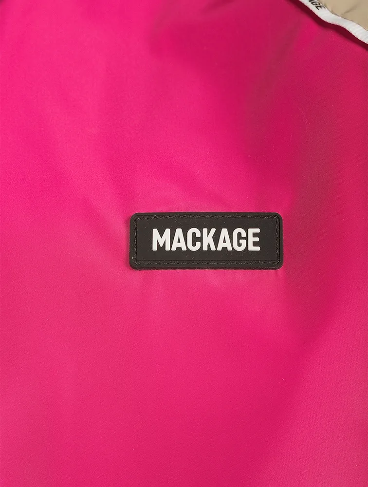 MACKAGE Aleja Upcycled Windbreaker