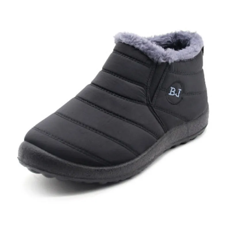 Mbluxy New Fashion  Men Winter Shoes Fur