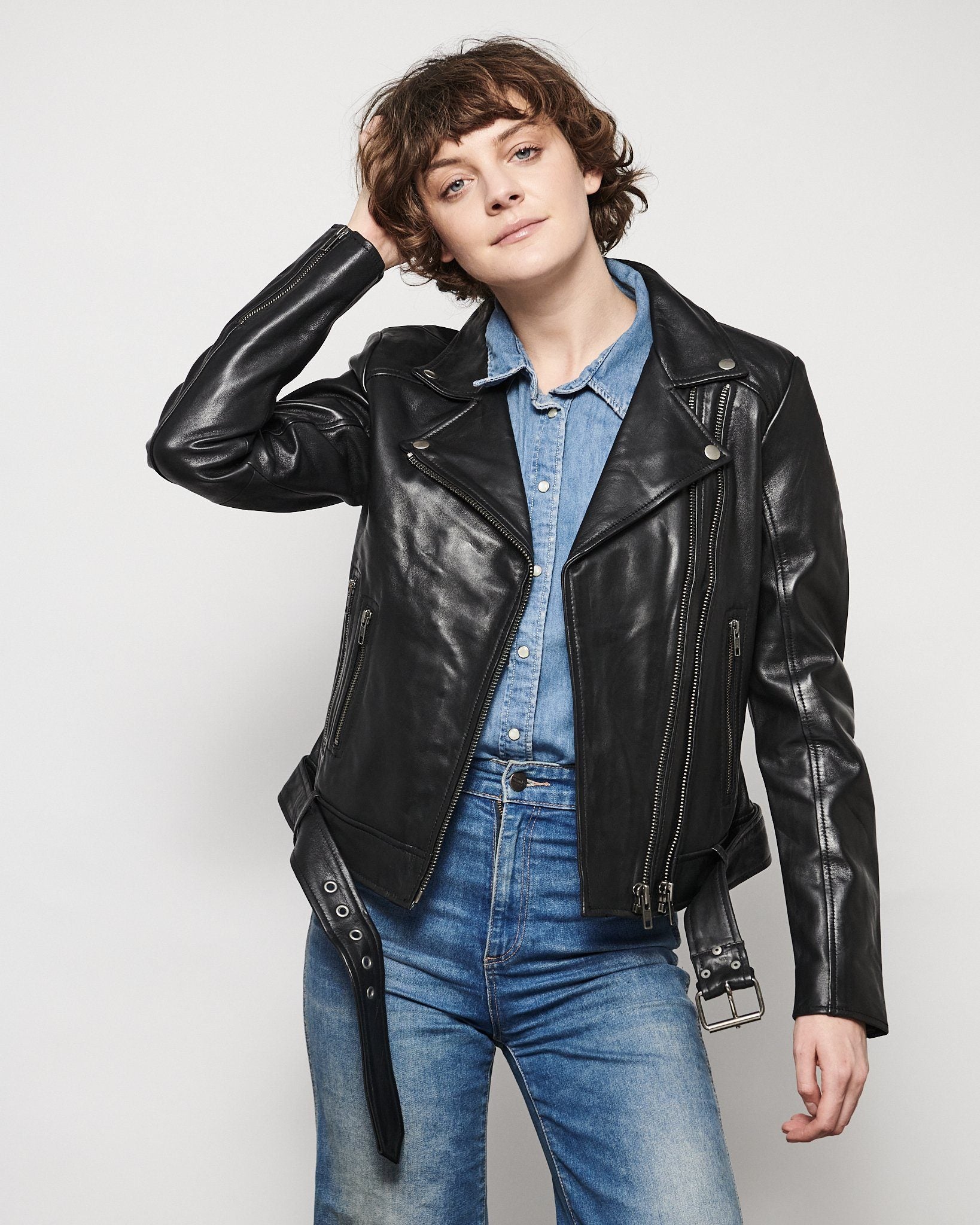 MODERN VICE DOUBLE ZIP MOTO JACKET