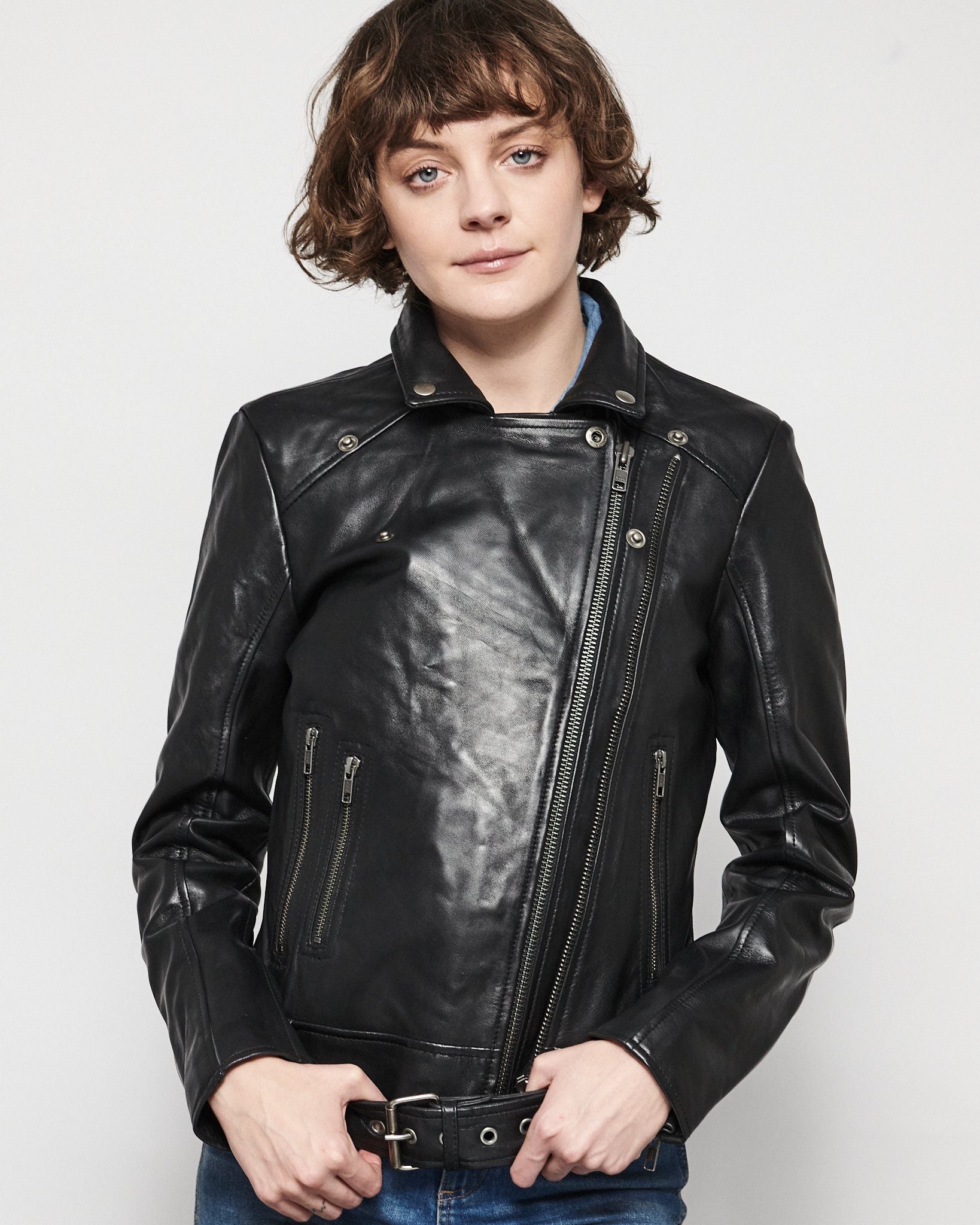 MODERN VICE DOUBLE ZIP MOTO JACKET