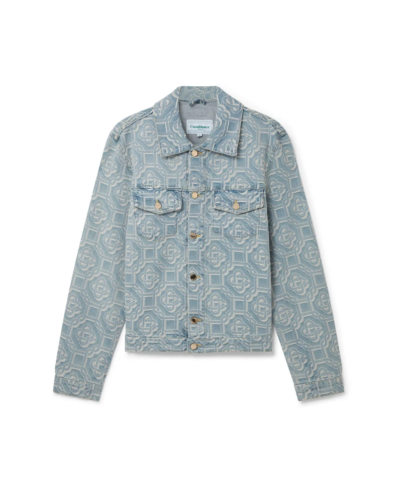 --Monogram Jacquard Denim Jacket-