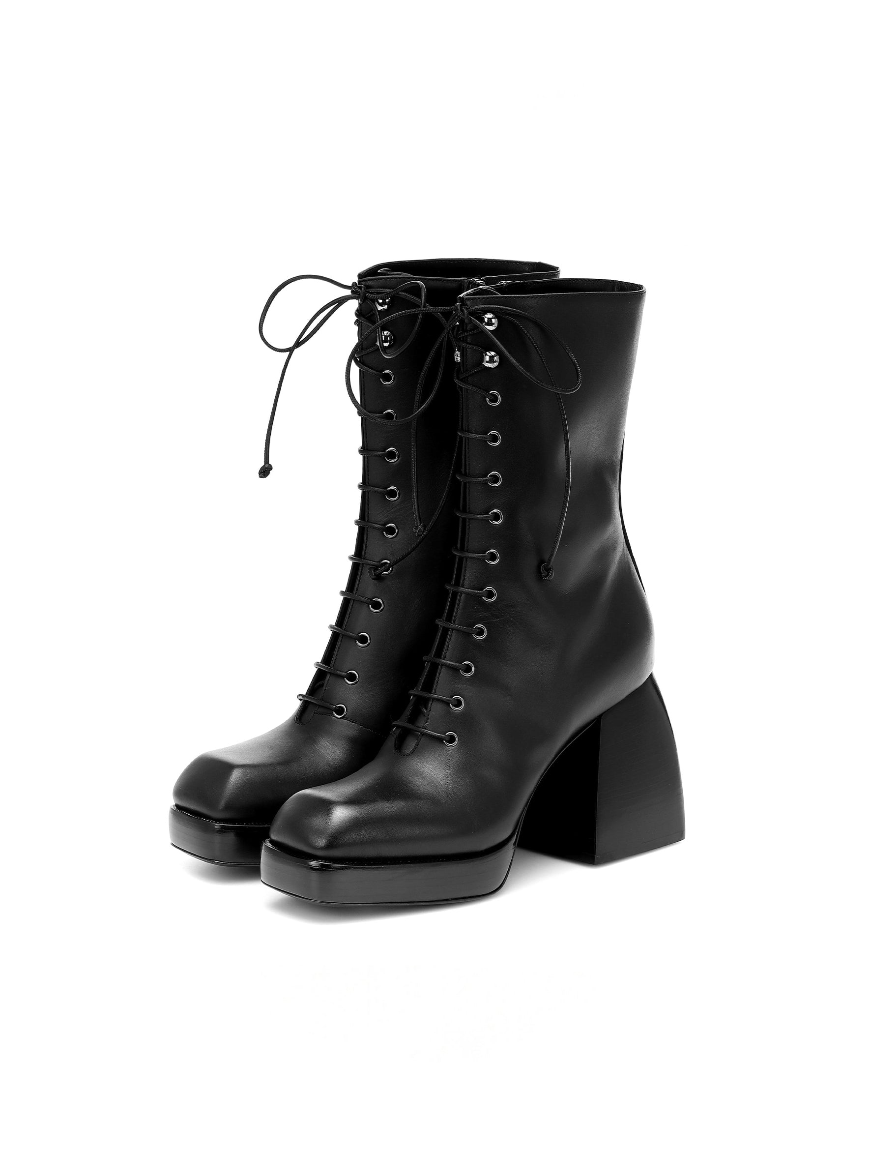 Nodaleto Bulla Lace Up Black Boot