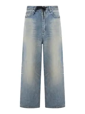 OVERSIZED BAGGY PANTS IN BLUE