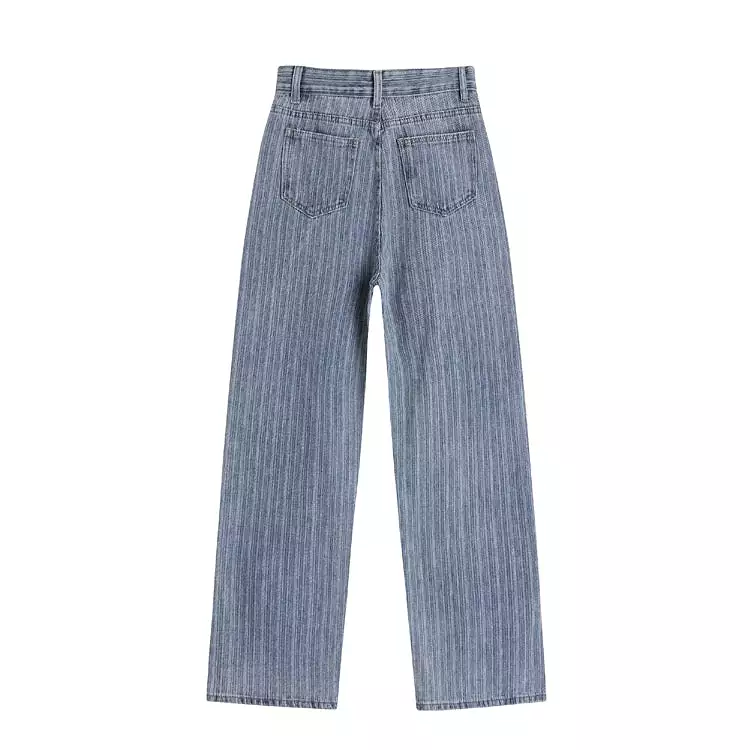 Pearl Blue Denim Pants