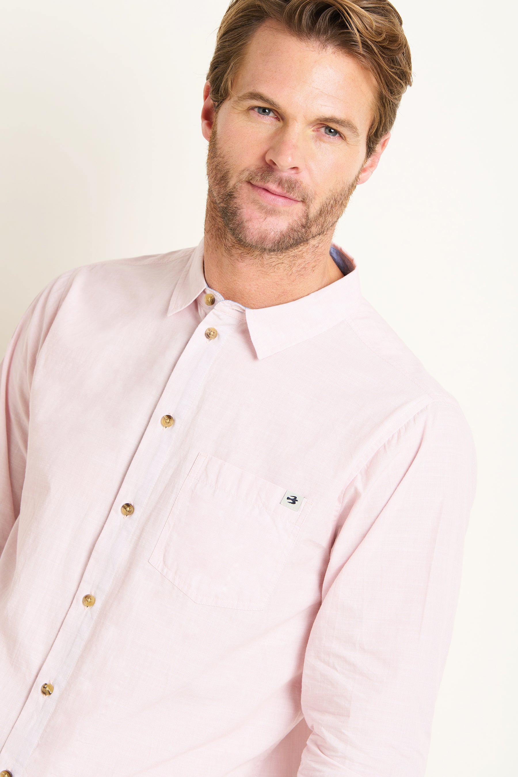 Pink Stripe Long Sleeve Shirt