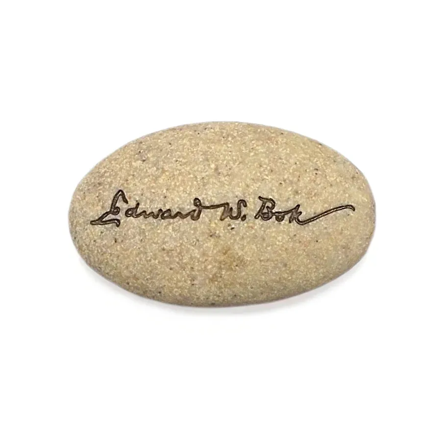 Pocket Stone - Edward Bok Quote