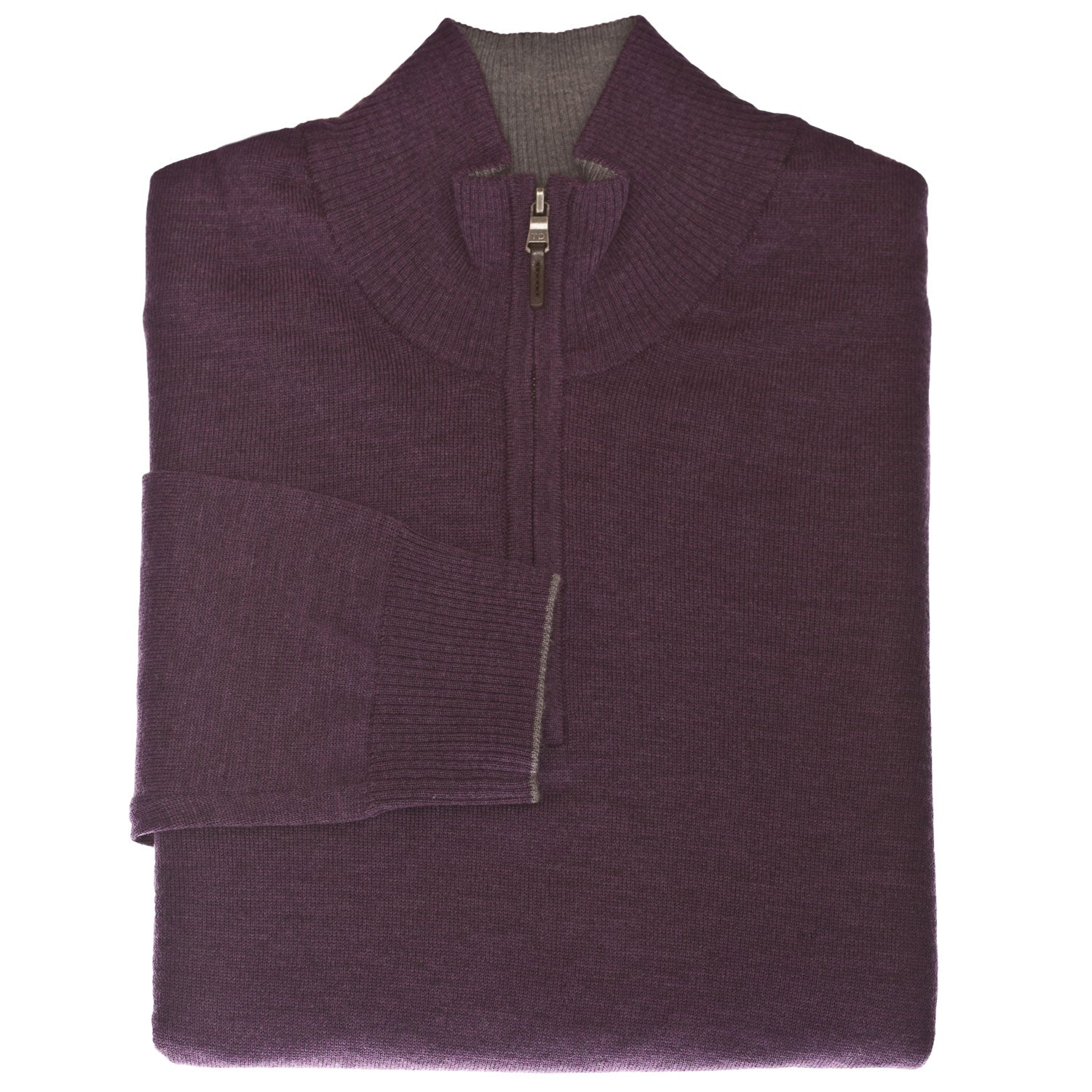 Purple 1/4 Zip Sweater