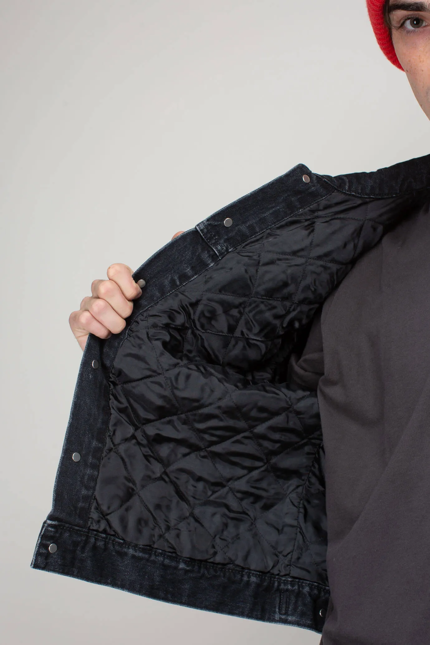 Quilted Liner Denim Jacket