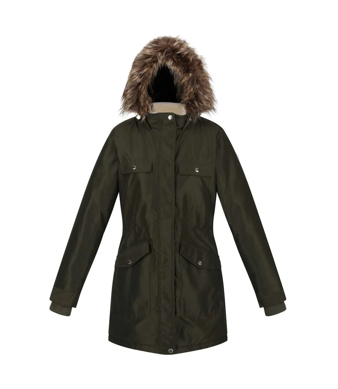 Regatta Womens/Ladies Samiyah Insulated Parka (Dark Khaki) - UTRG6537