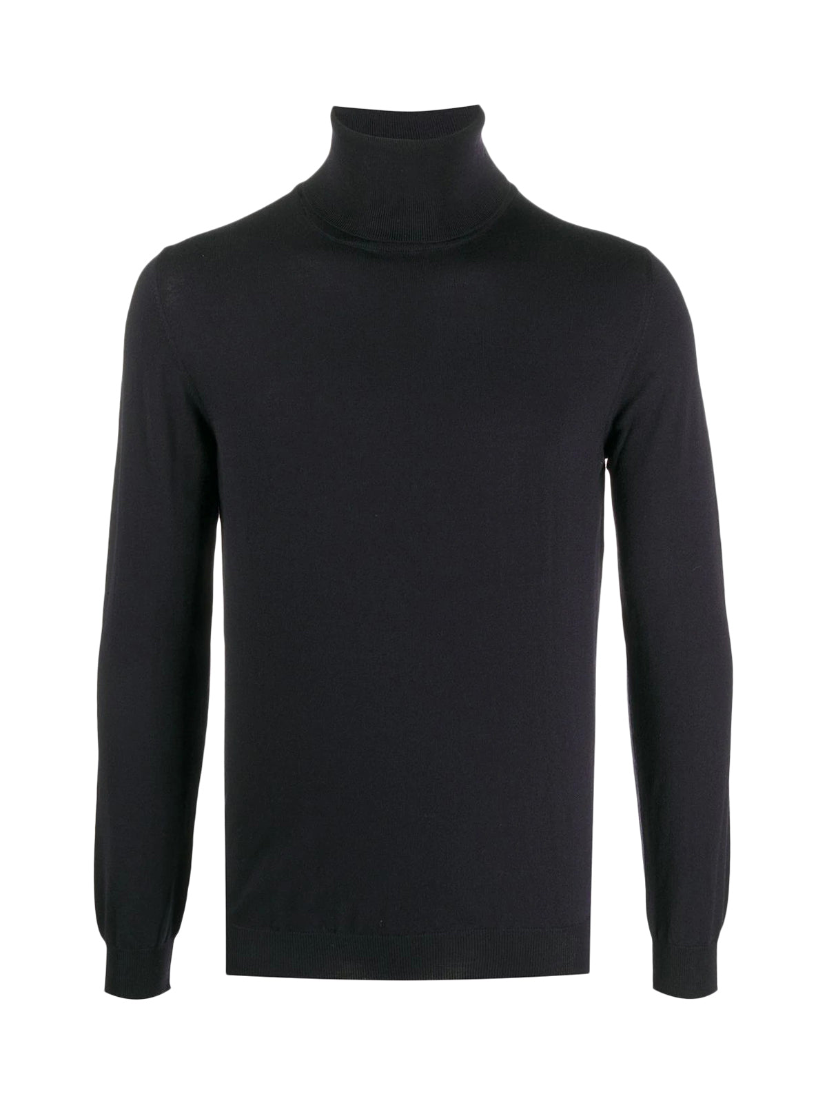 roll-neck fitted sweater