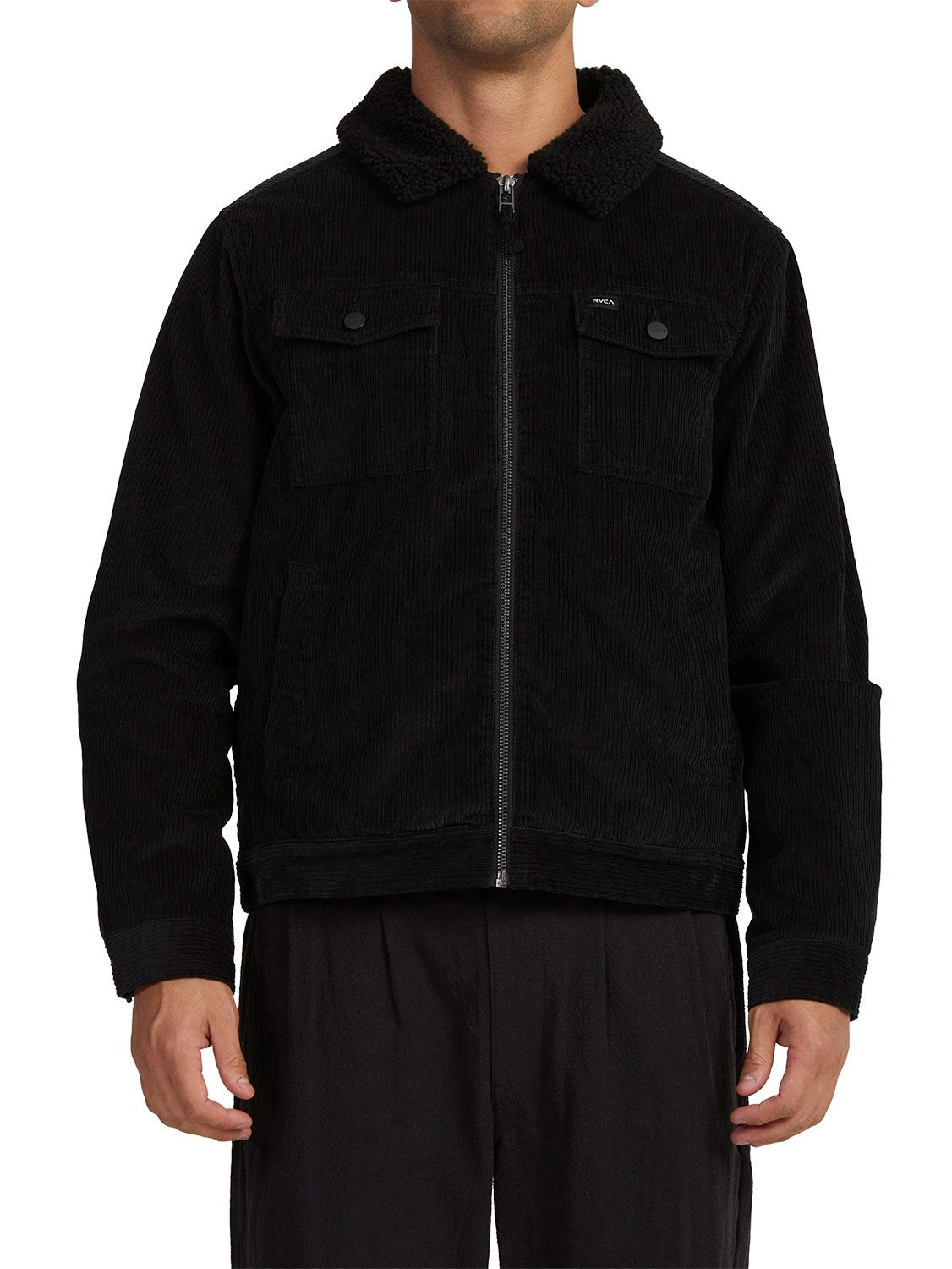 RVCA Men's Easy Trucker Sherpa Jacket