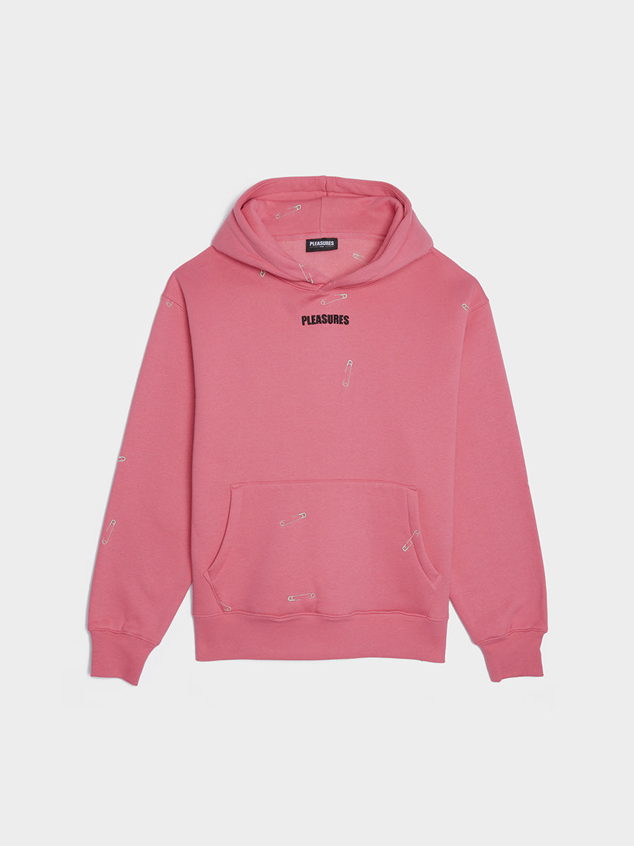 Safety Pin Hoodie, Pink