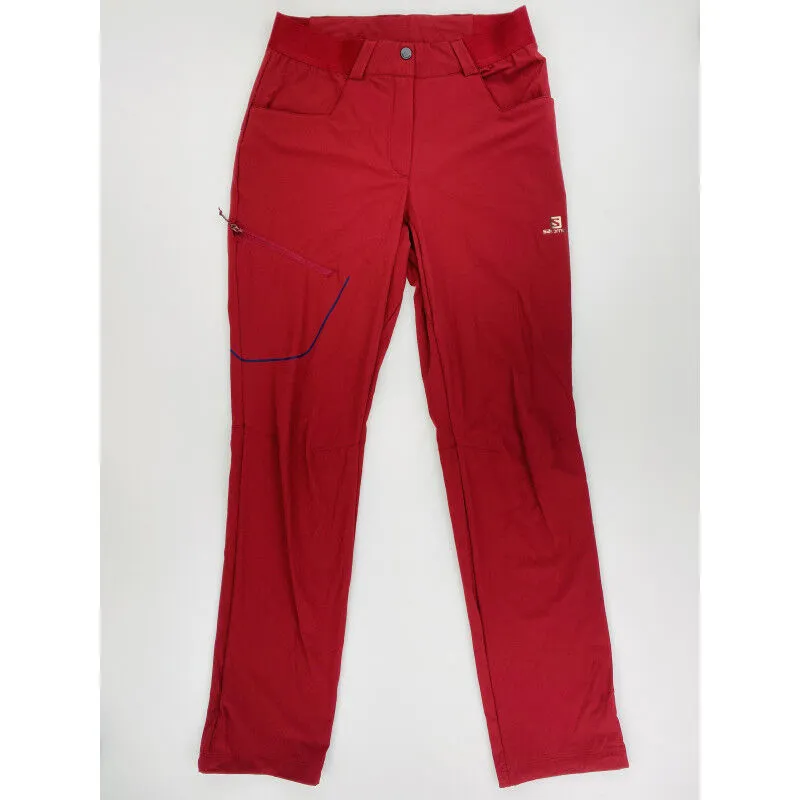 Salomon  Pants Wayfarer Pants W - Pantaloni da escursionismo di seconda mano - Donna - Rosso - 38