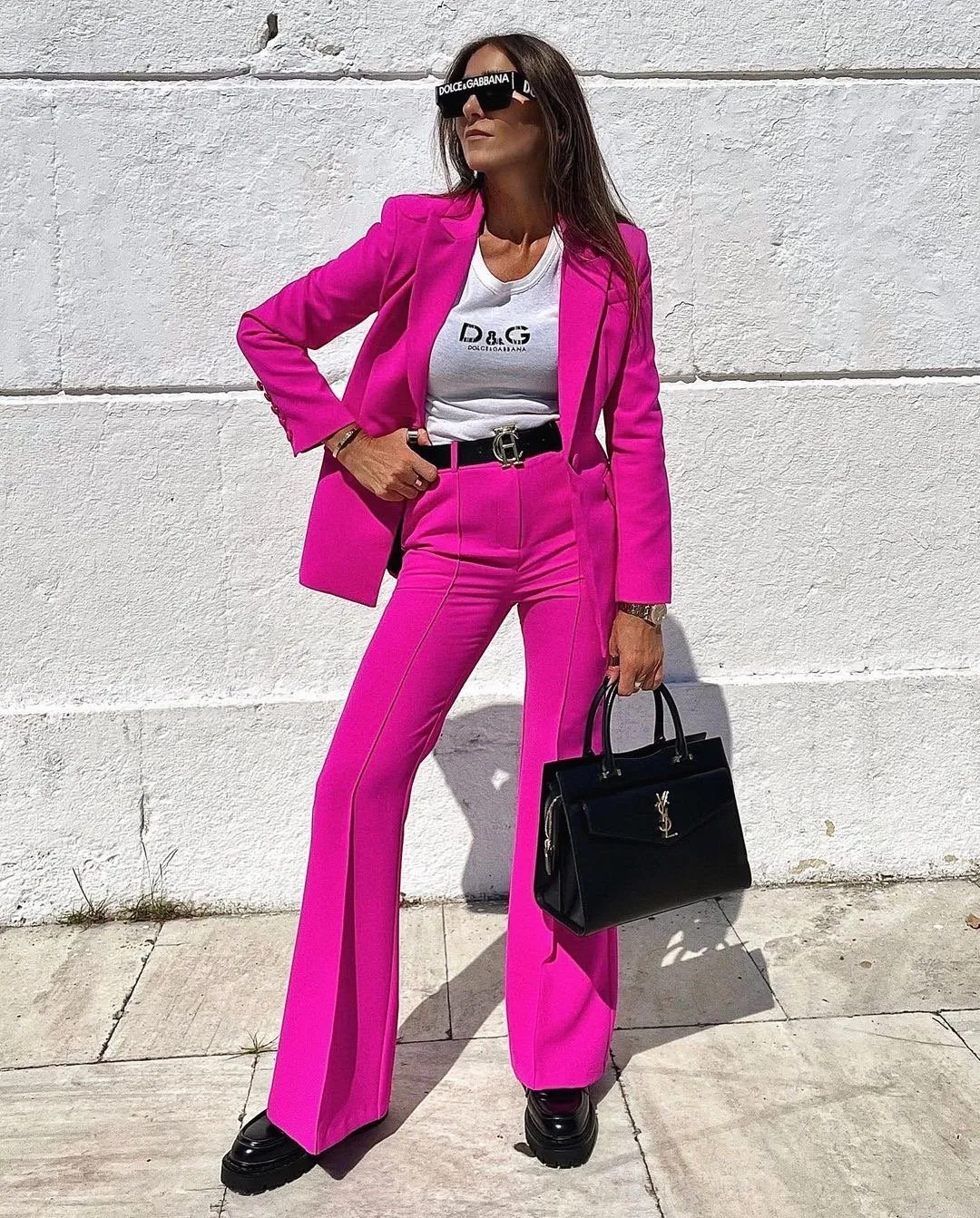 Shirley Magenta Two Piece Set