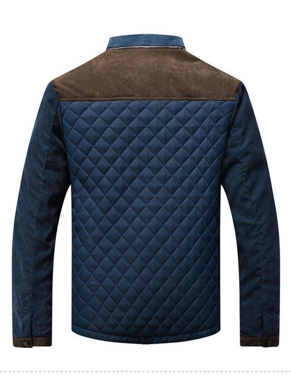 Side Seam Pocket Men Winter Jacket