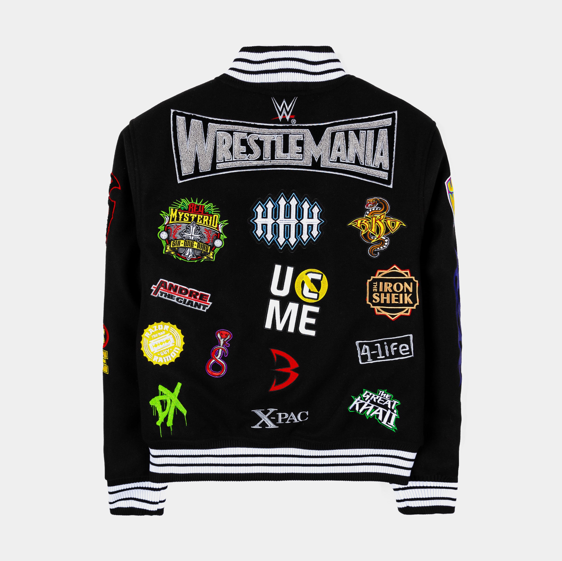 SP x WWE Logo Varsity Mens Jacket (Black)