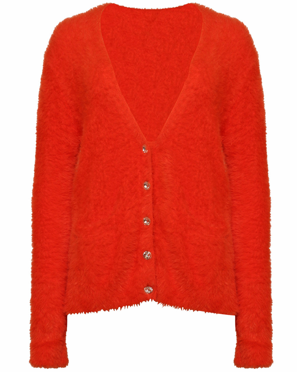 Tangerine Fuzz Yeah Bf Sweater