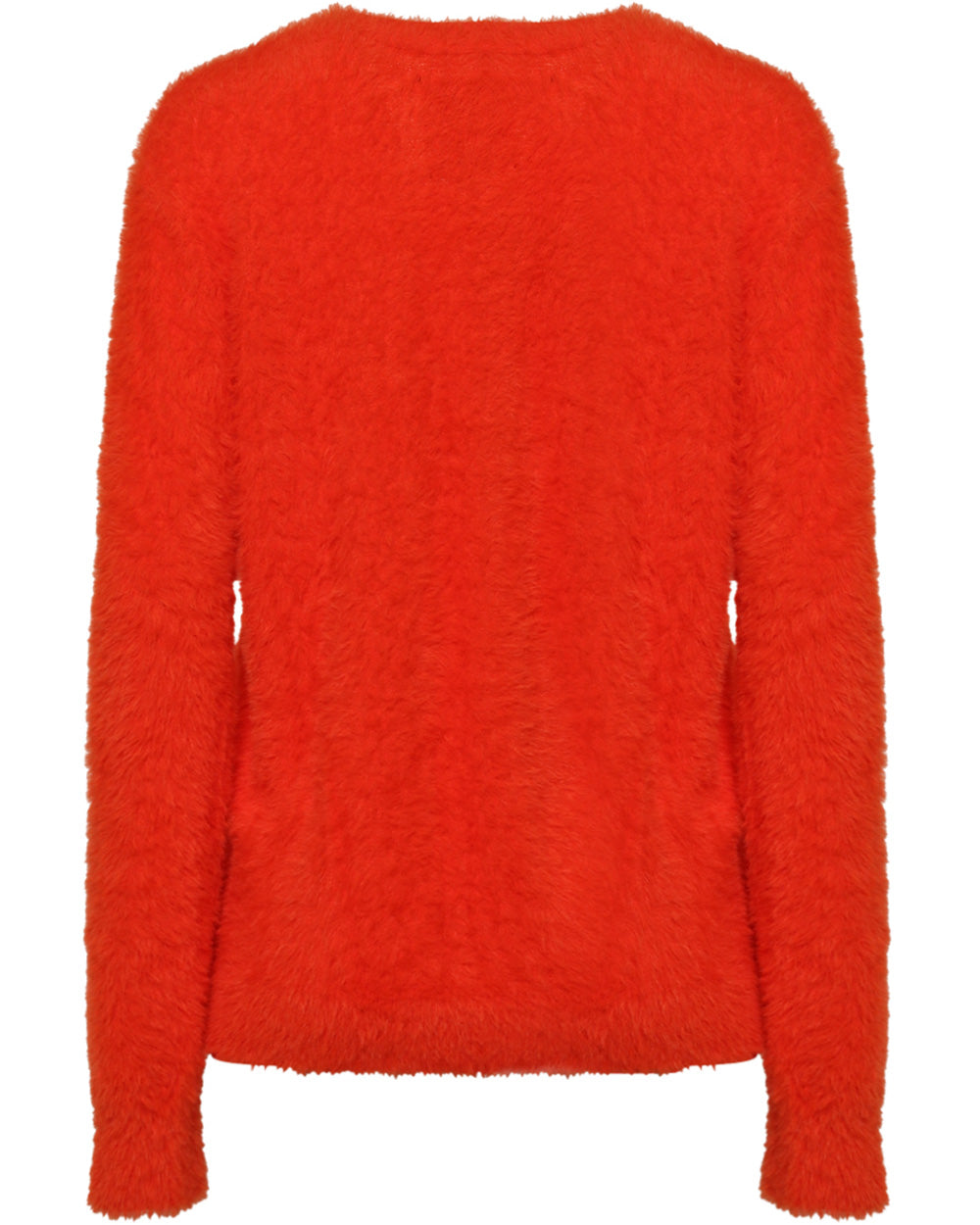 Tangerine Fuzz Yeah Bf Sweater