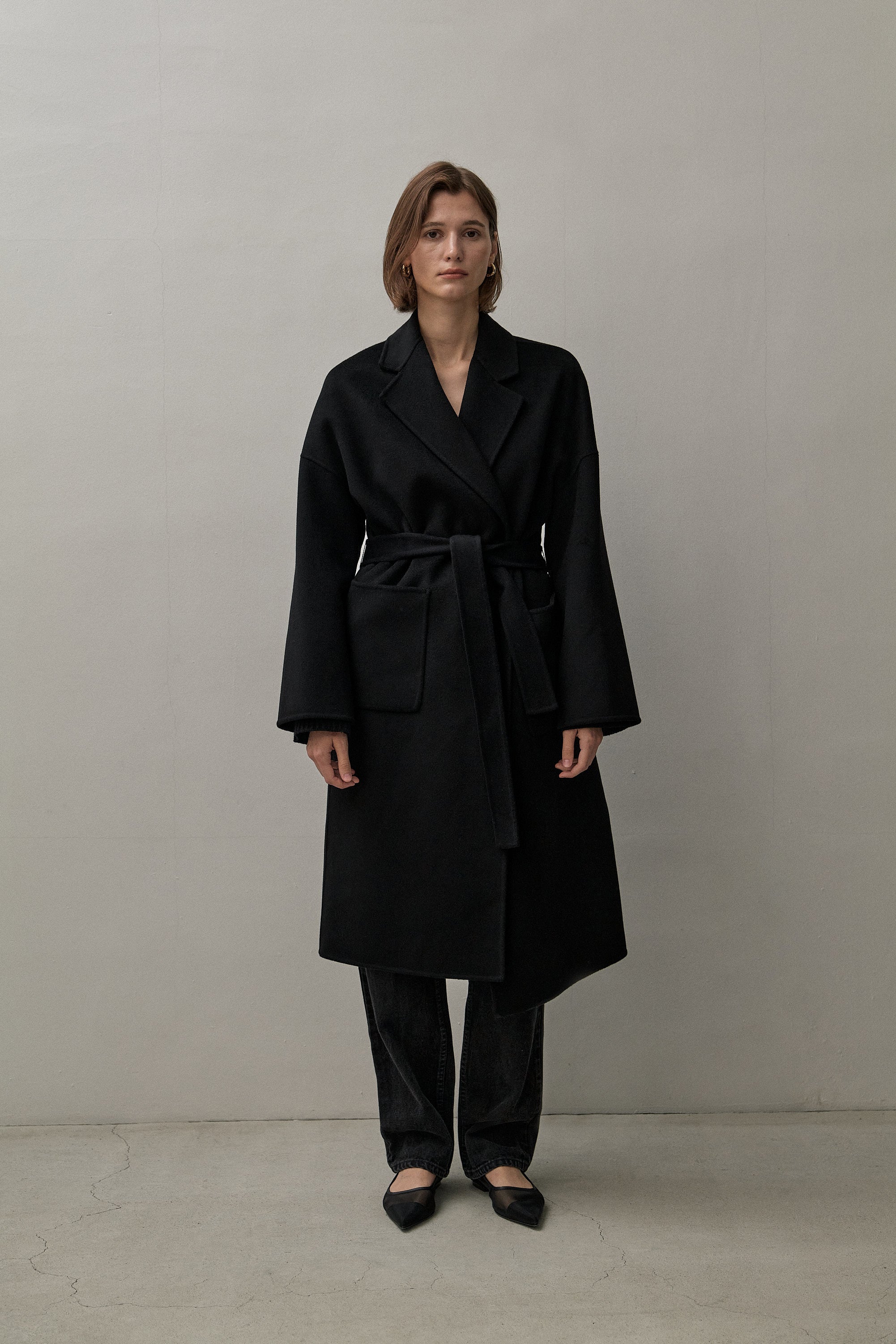 THE BOYFRIEND COAT - BLACK