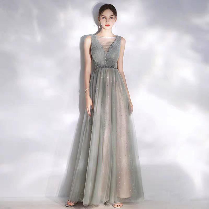 The Cara Ombre Sleeveless Gown