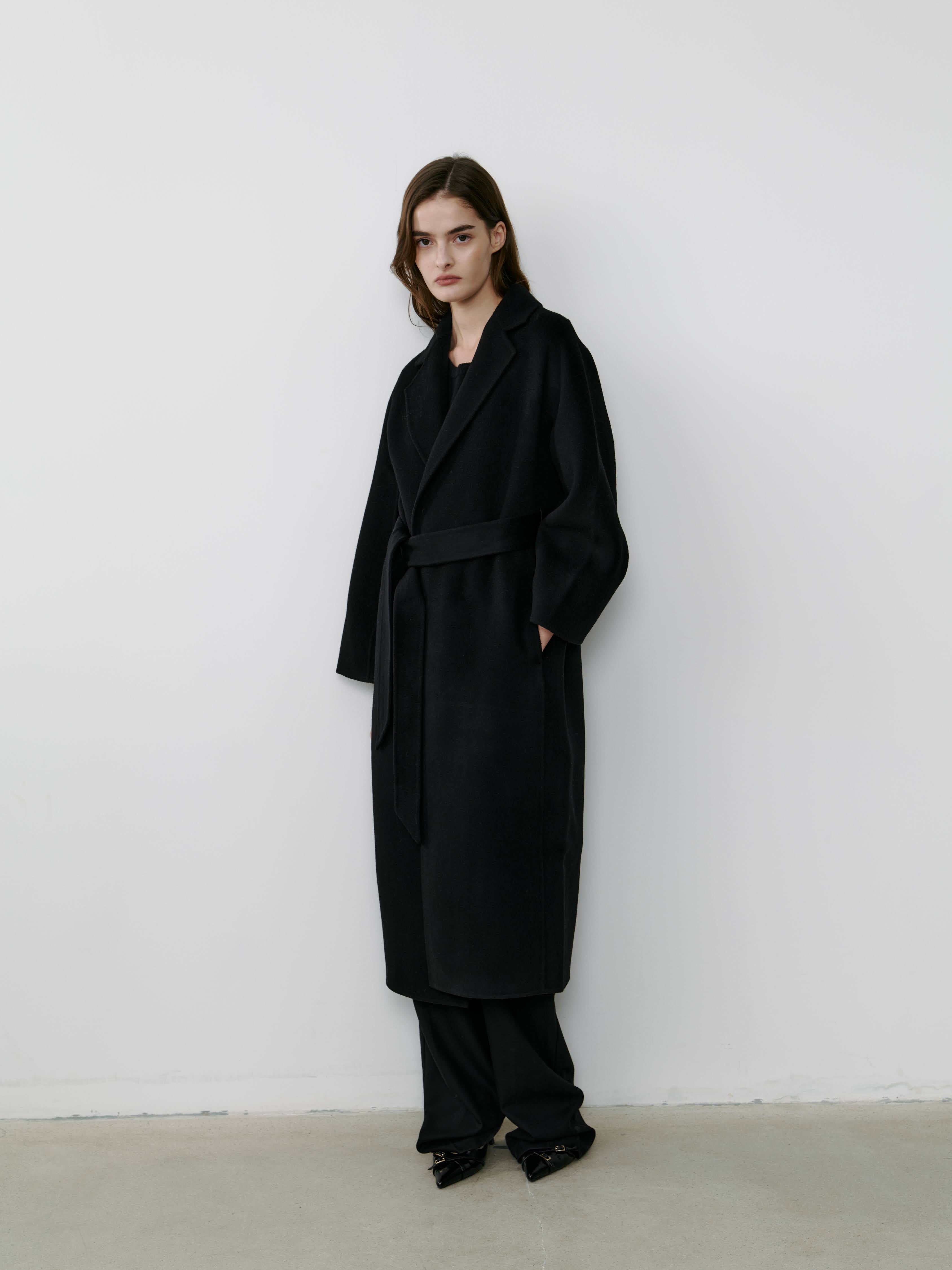 THE CURATED CLASSIC COAT - BLACK