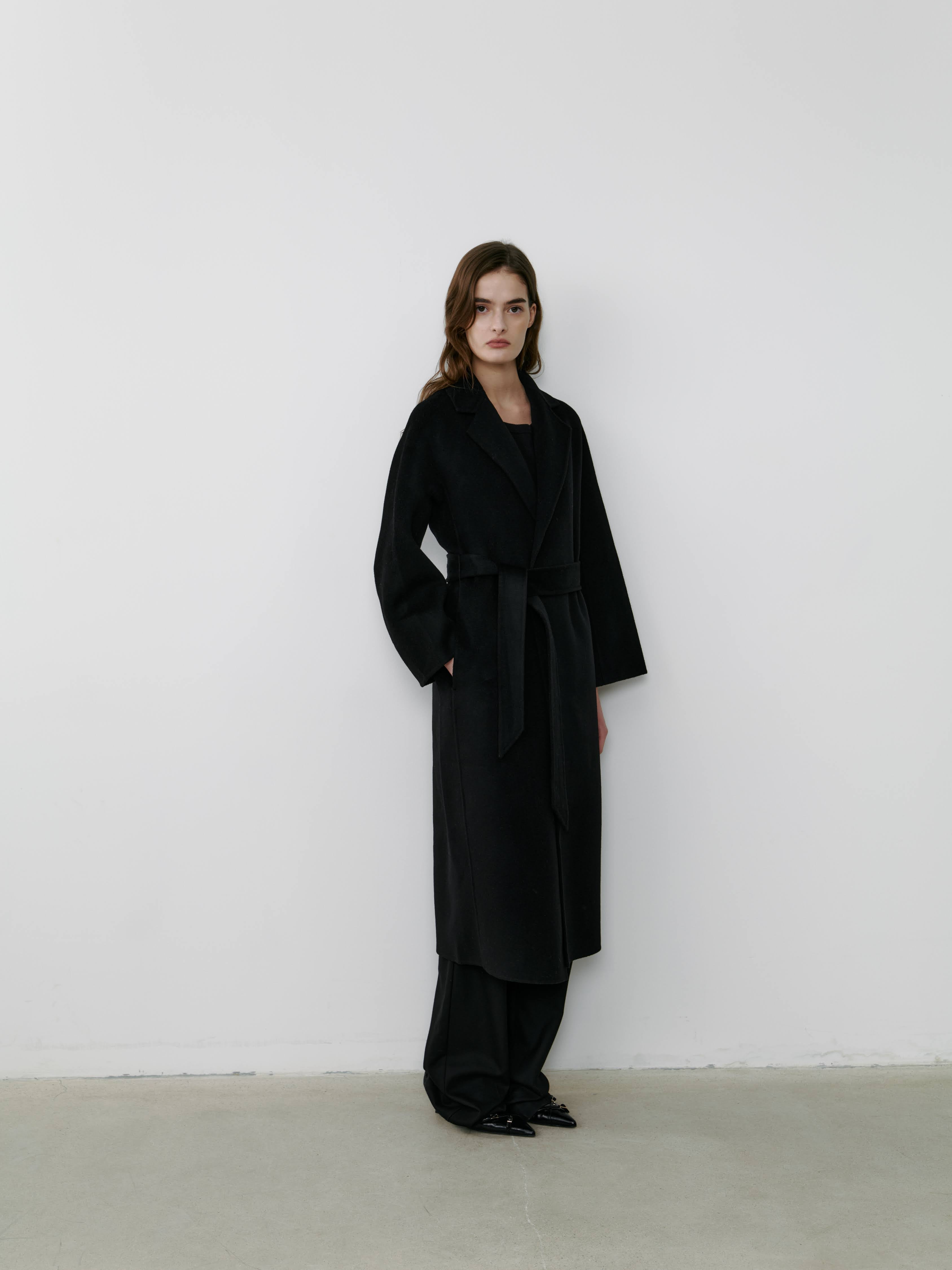 THE CURATED CLASSIC COAT - BLACK