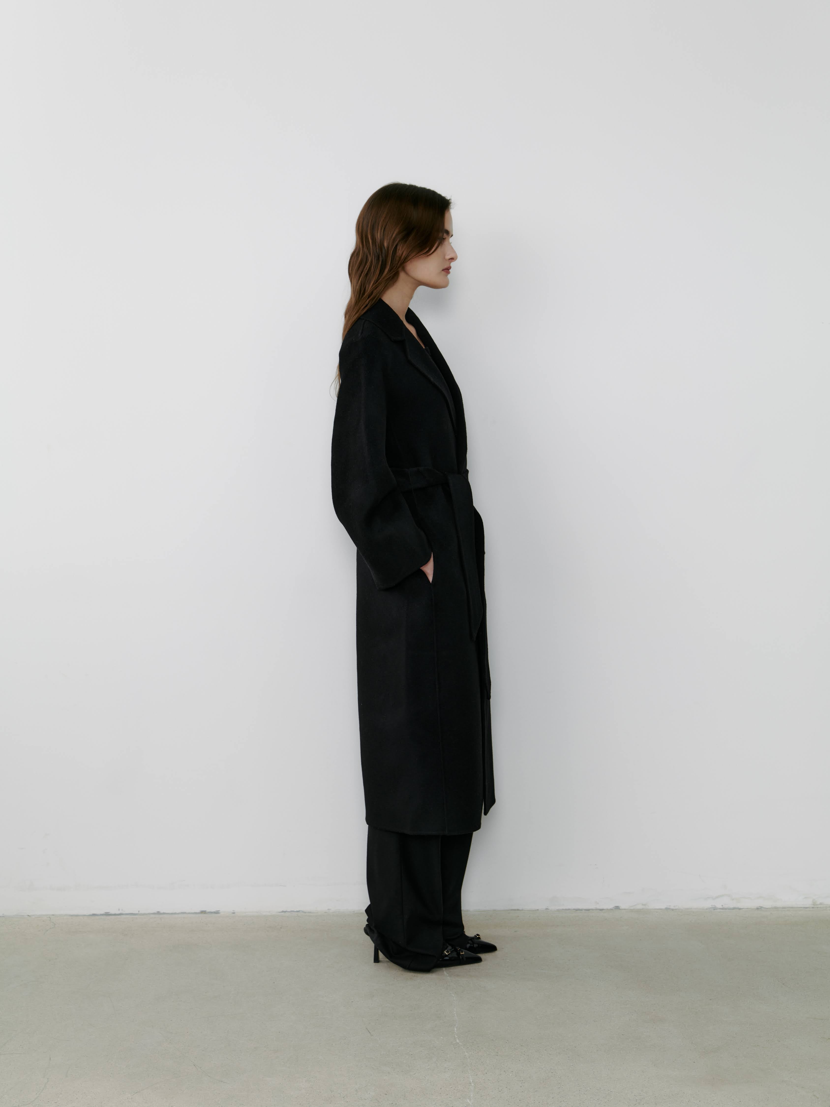 THE CURATED CLASSIC COAT - BLACK