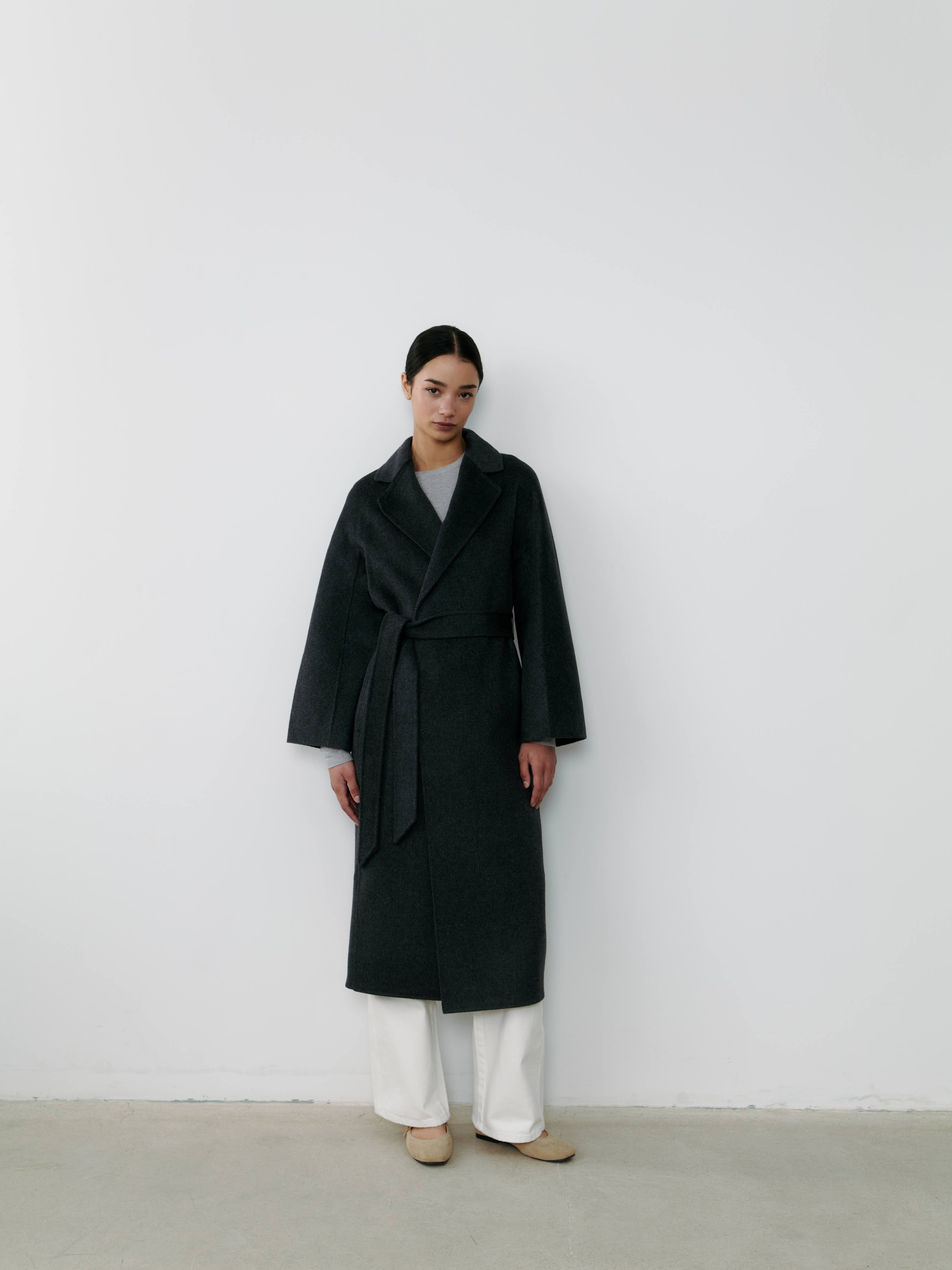 THE CURATED CLASSIC COAT - CHARCOAL