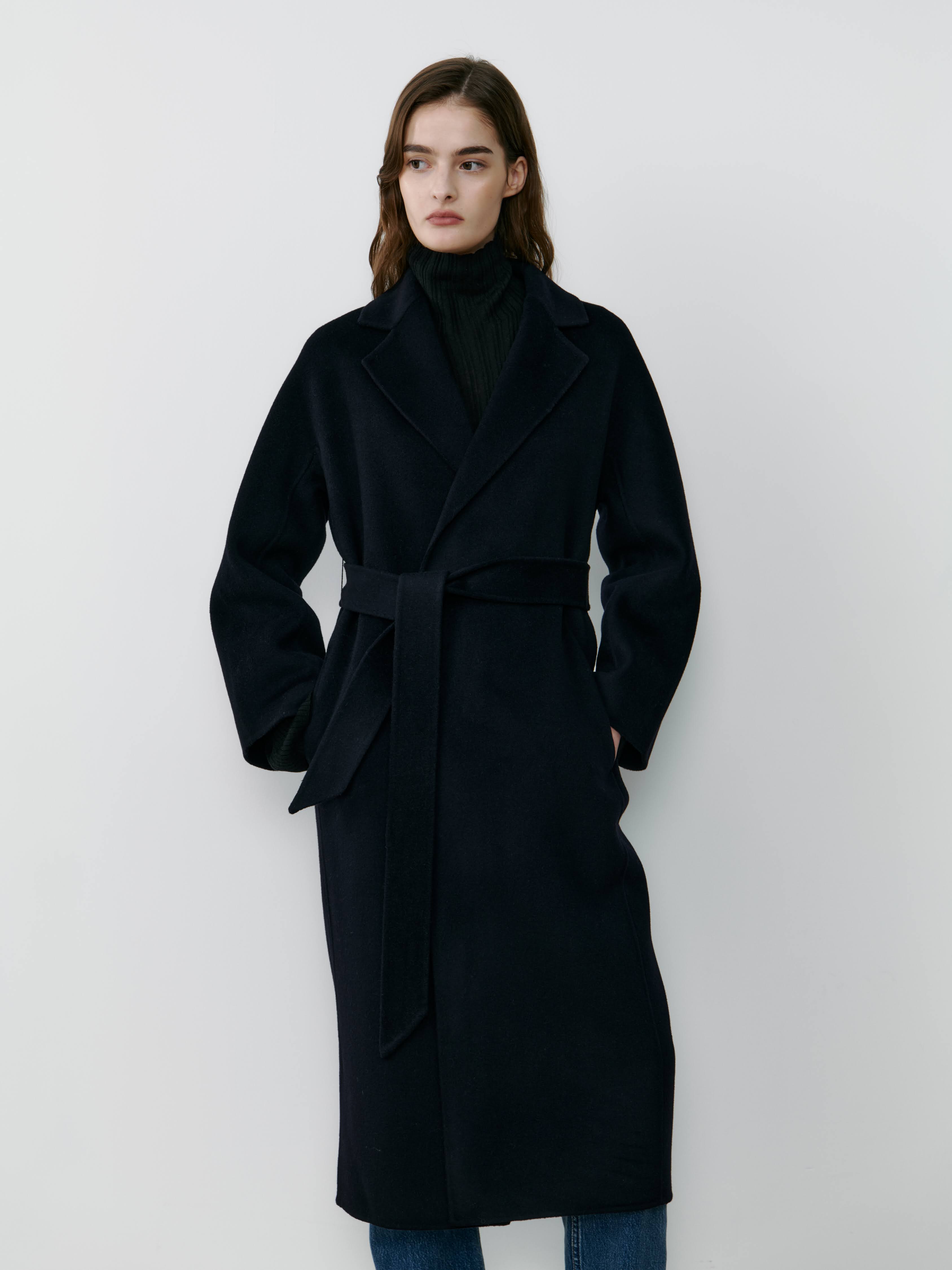 THE CURATED CLASSIC COAT - NAVY