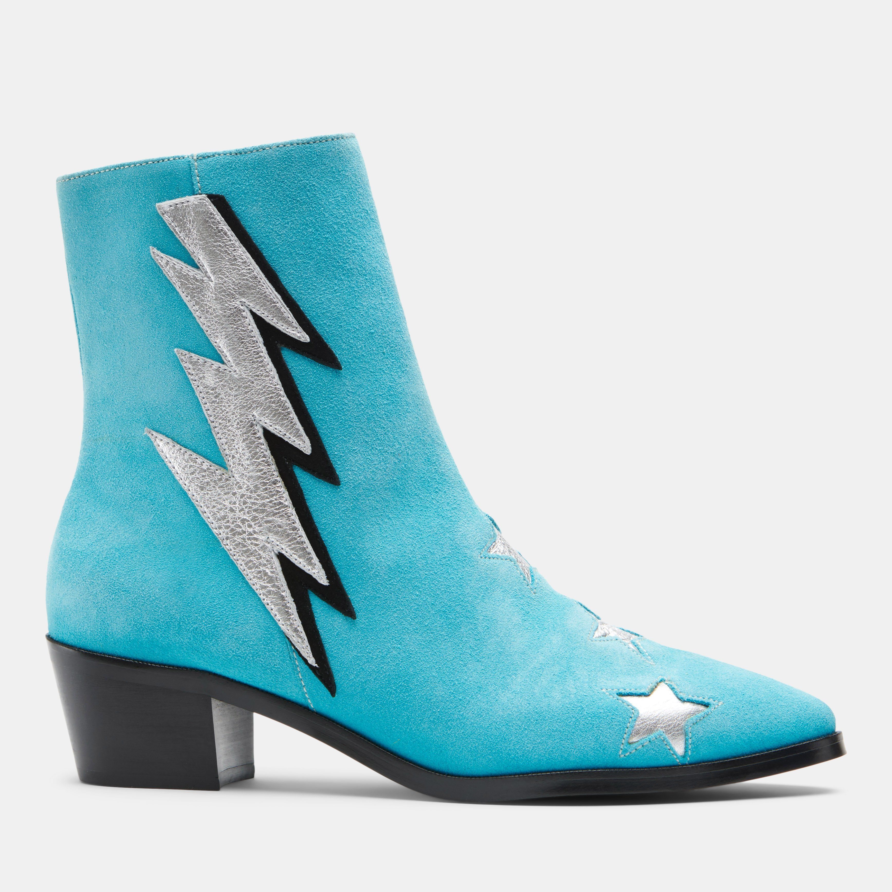 THE ORIGINAL BOLT TURQUOISE SUEDE