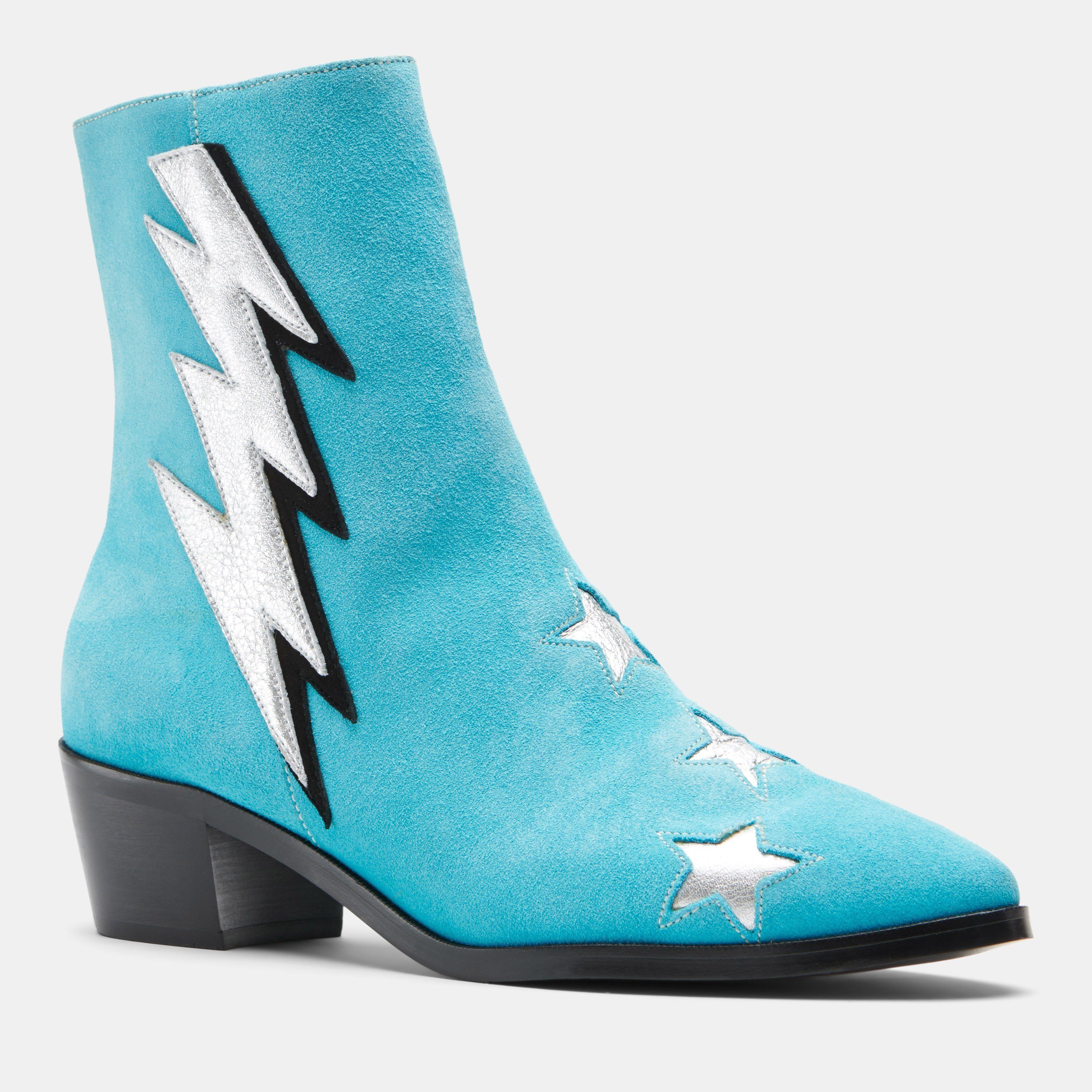 THE ORIGINAL BOLT TURQUOISE SUEDE