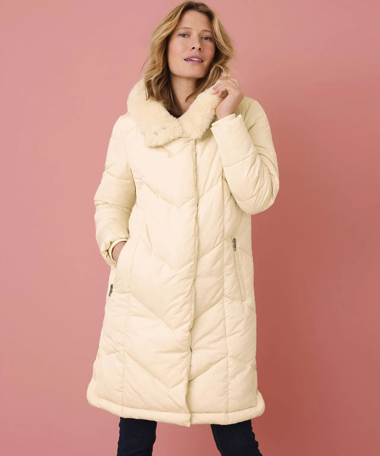 Toasty Thermal Faux Fur Trim Parka