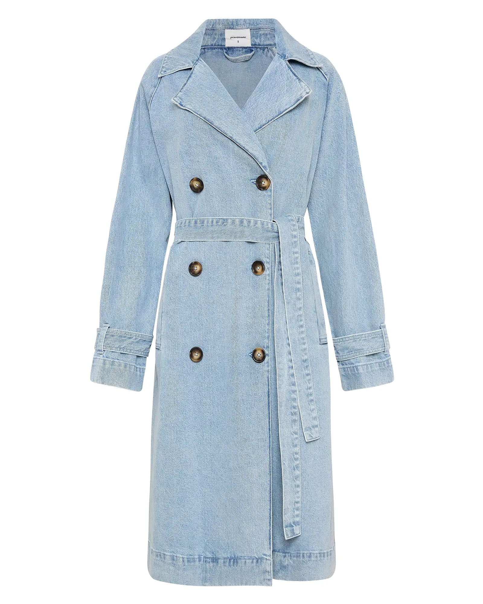 TRENCH COAT - FADED INDIGO