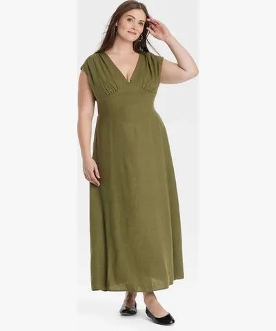 Universal Thread Women's Maxi Tank Dress - Universal Thread™ Green 2X