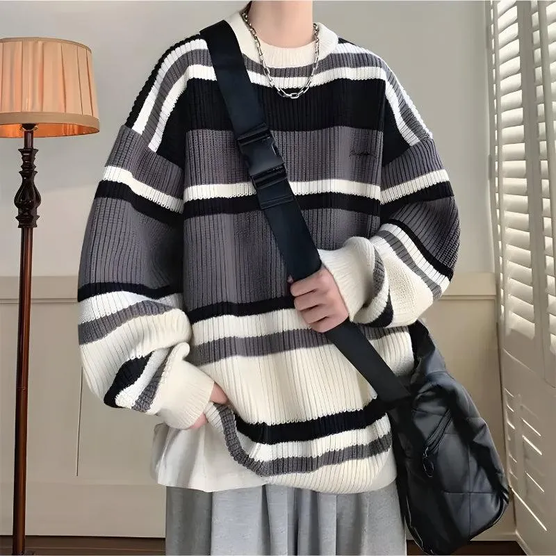 Vintage Striped Knitted Sweater