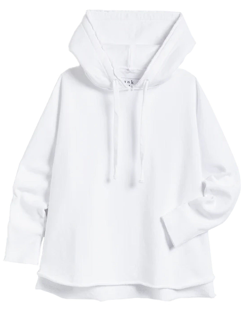 White Kane Capelet Hoodie