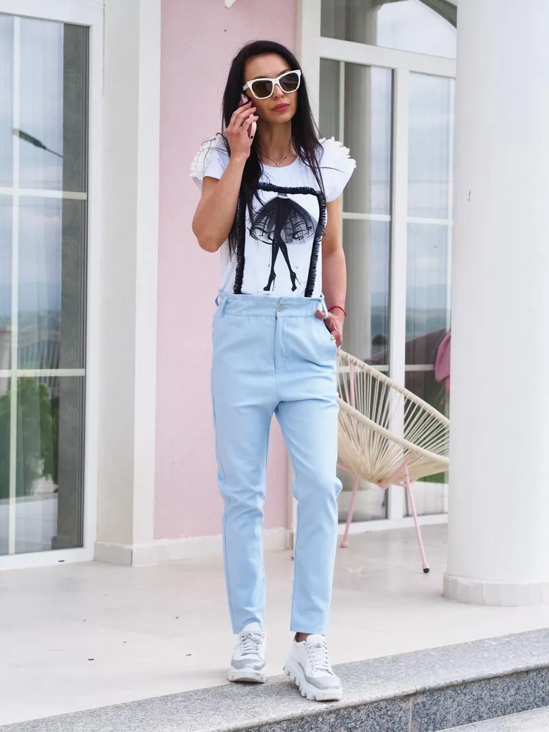 Women casual pants,Women casual trouser,Blue casual pants,Extravagant women pants,Drop crotch pants ,Women drop croth pants,Blue