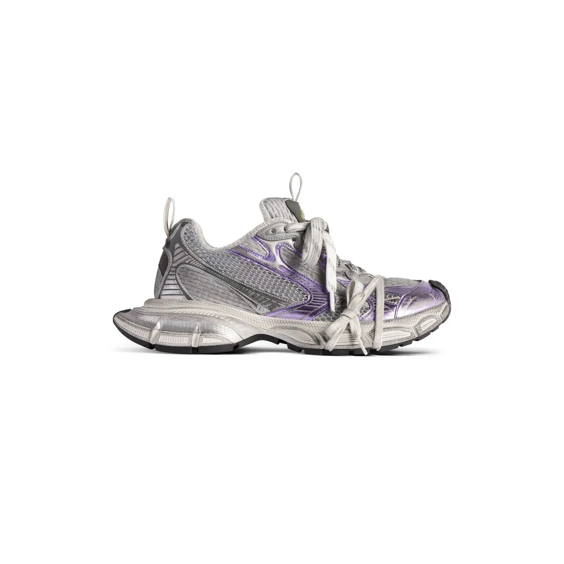      Women's 3xl Sneaker  in Grey/purple/white 