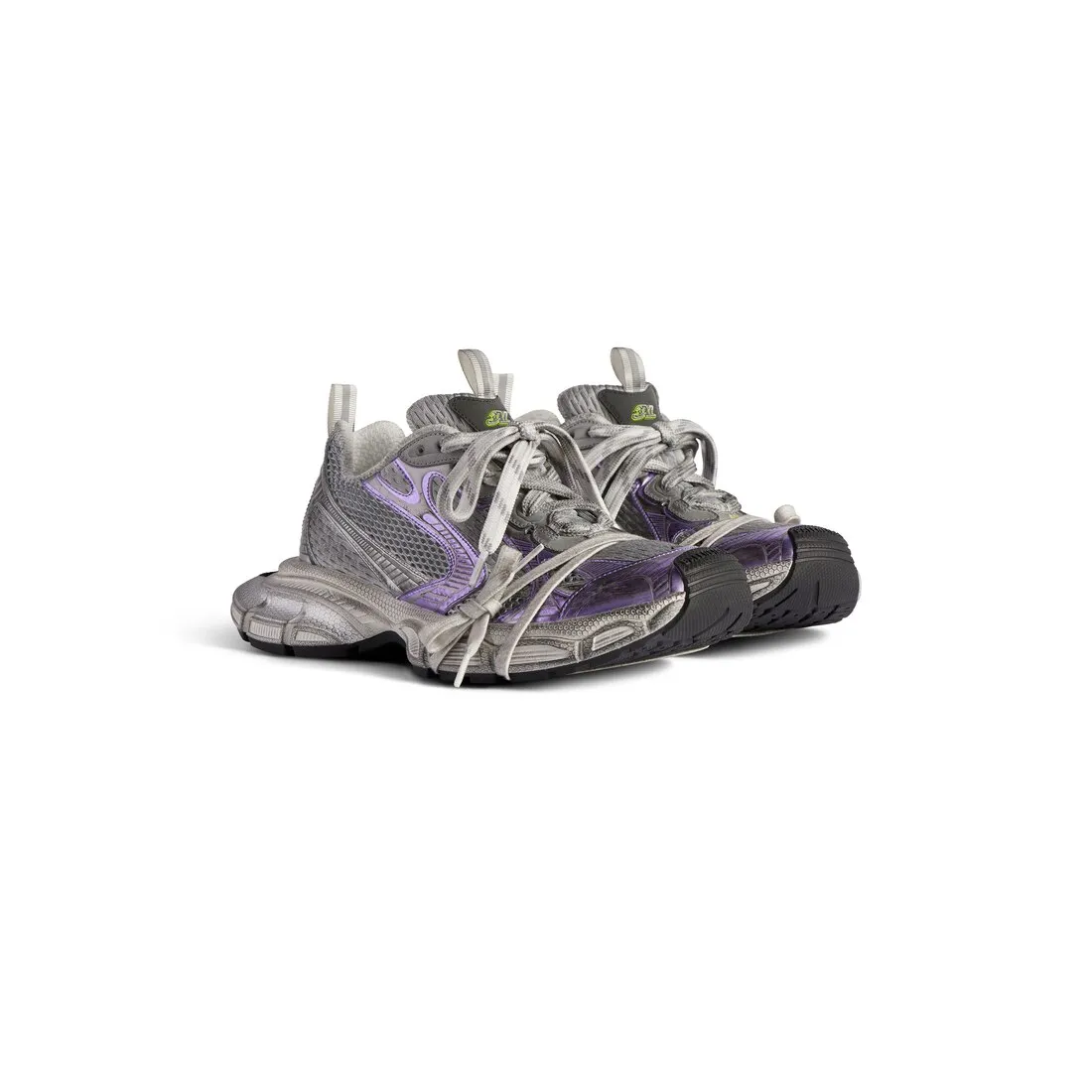      Women's 3xl Sneaker  in Grey/purple/white 