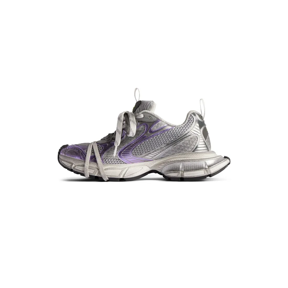      Women's 3xl Sneaker  in Grey/purple/white 