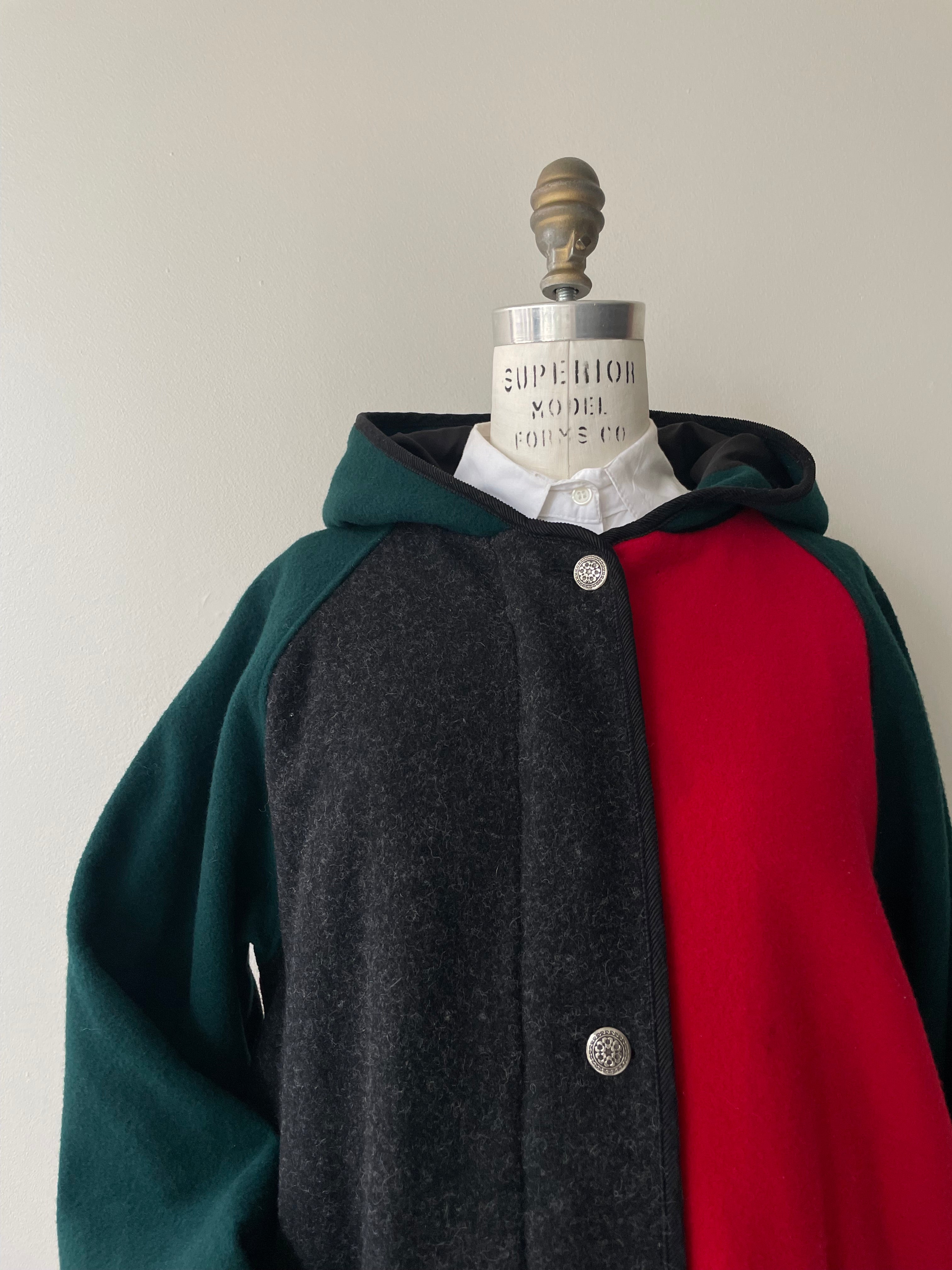 Woolrich Colorblock Wool Coat