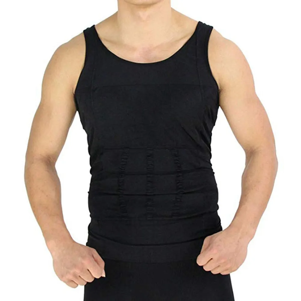 Xituodai Men Slimming Body Shapewear Vest Shirt Compression Abdomen Tummy Belly Control Slim Waist Cincher Underwear Shaper Cors