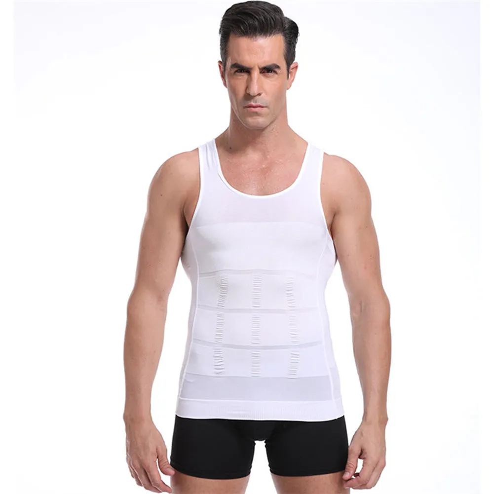 Xituodai Men Slimming Body Shapewear Vest Shirt Compression Abdomen Tummy Belly Control Slim Waist Cincher Underwear Shaper Cors