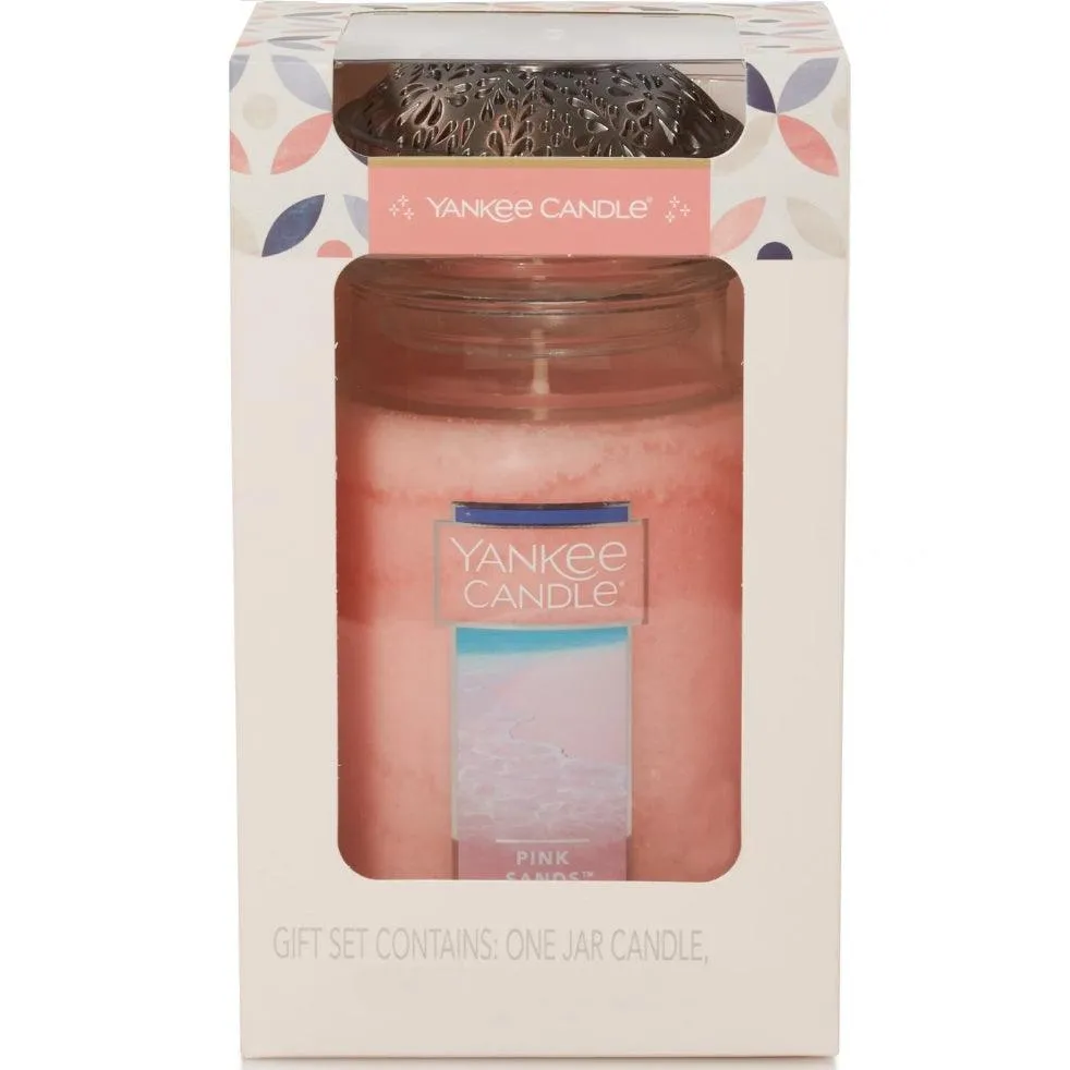 Yankee Candle Pink Sands IllumaLid Large Jar