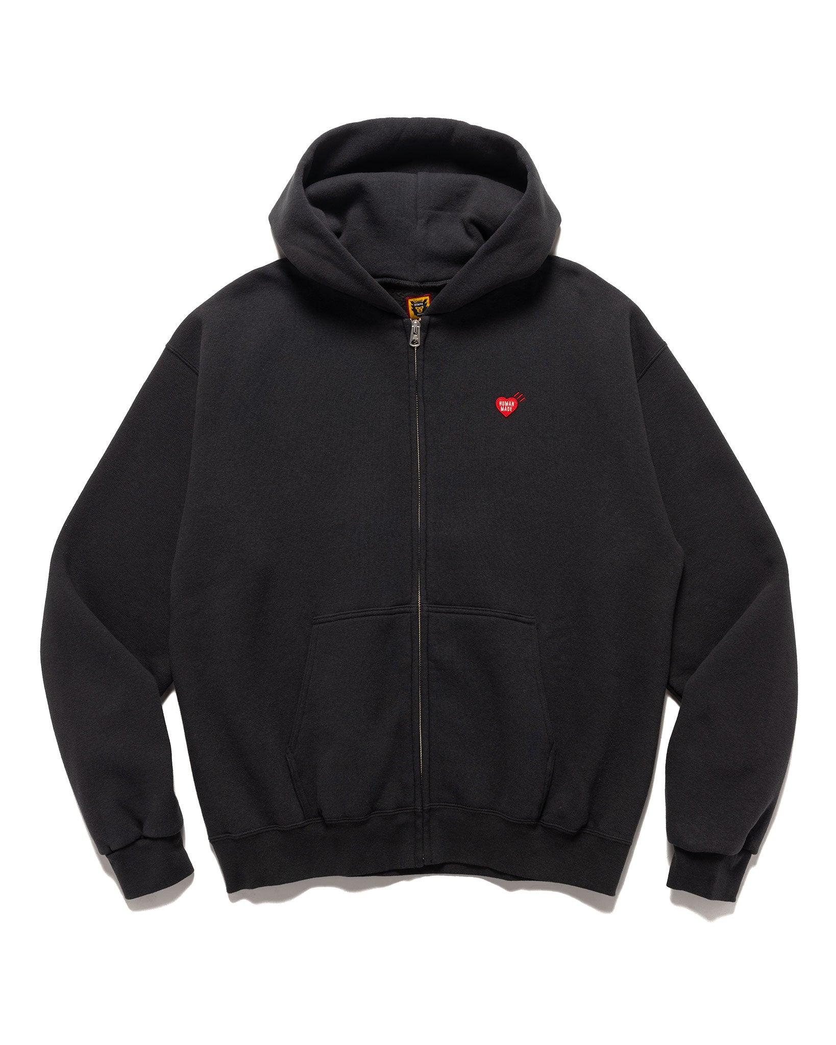 Zip-Up Hoodie Black