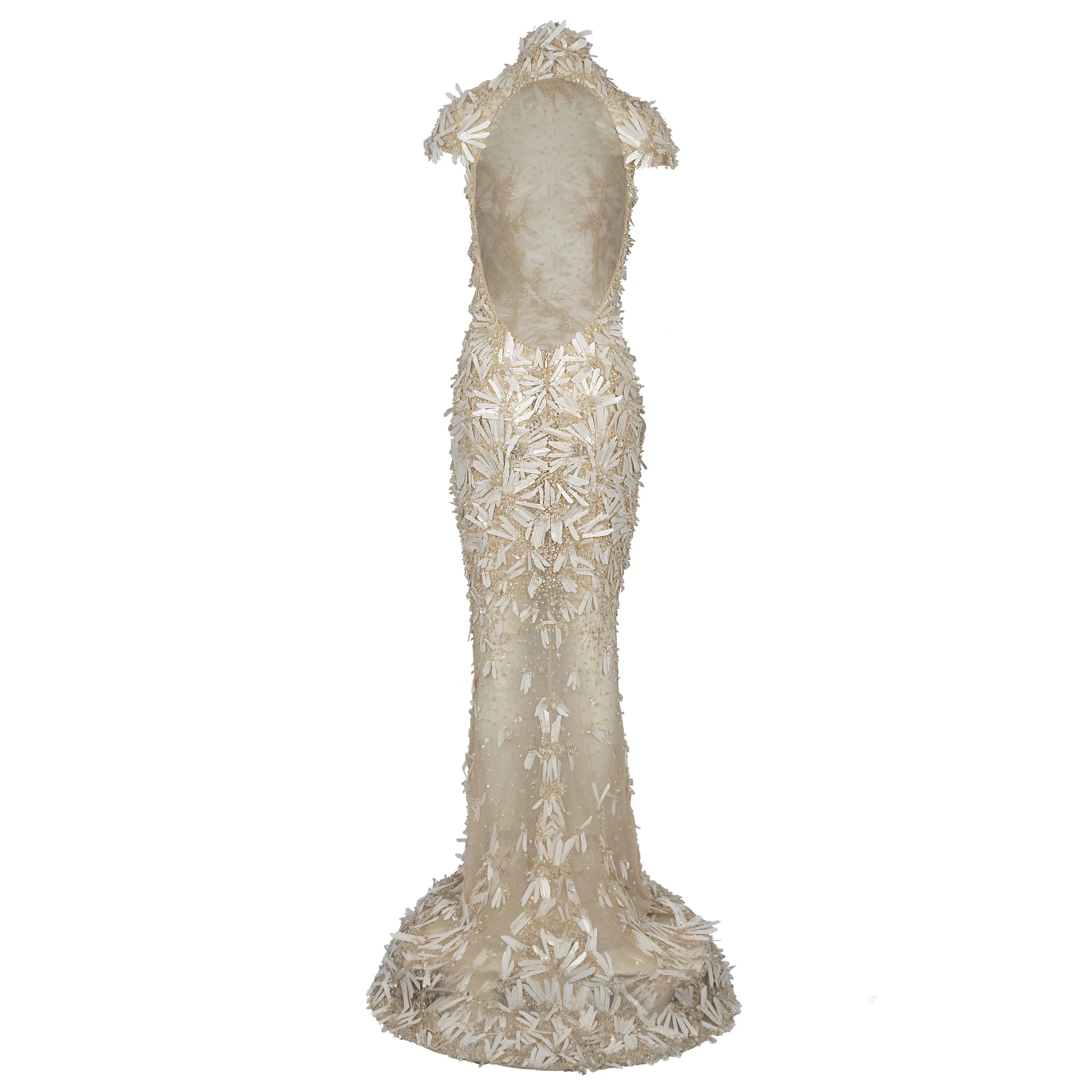 Zuhair Murad Haute Couture Embellished Paillettes Gown  - '10s